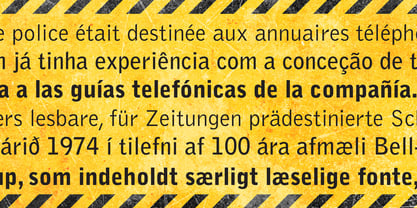 Bell Gothic Font Poster 5